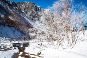 snowy landscape in China