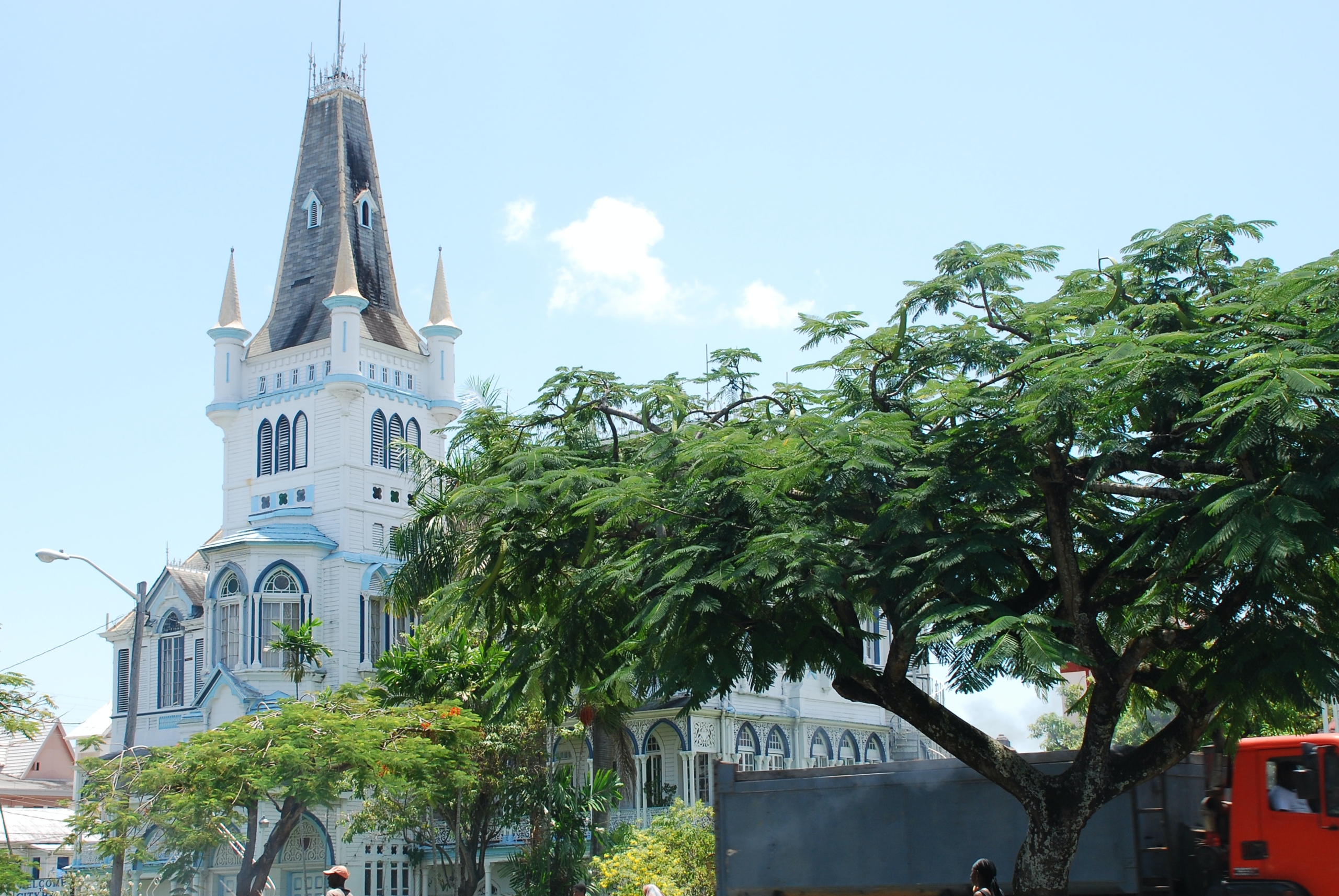 image of historic building in Guyana