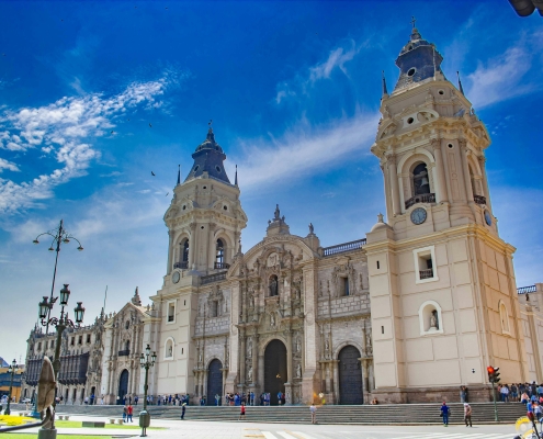 cathedral in Lima, Peru; a growing energy market